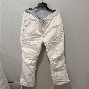 Columbia White Insulated Snow Ski Pants